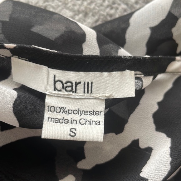 BAR III BLACK WHITE SHEER KIMONO TOP. NWOT. SIZE SMALL. MED - Picture 8 of 8